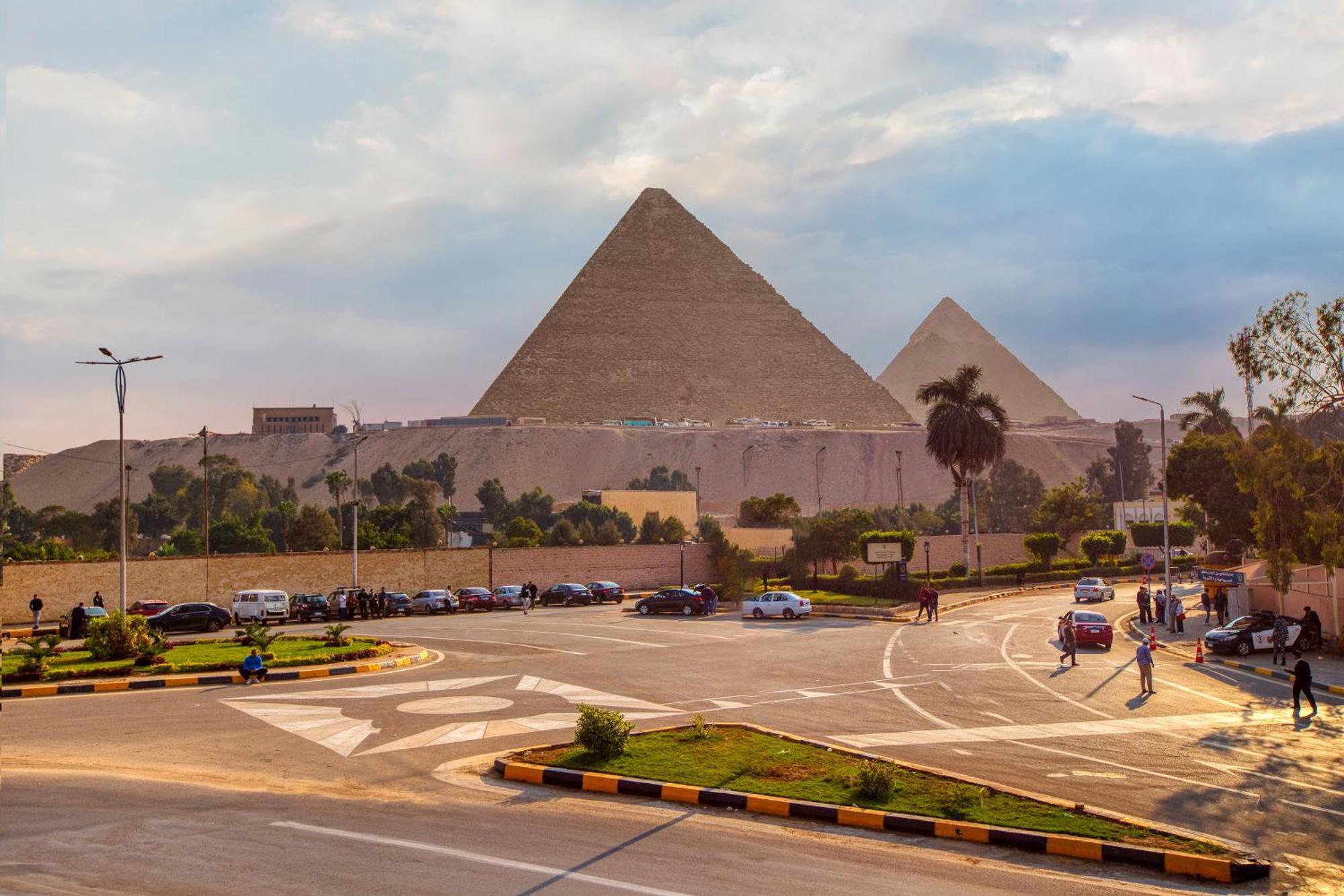 La Boutique Hotel - Vue Des Pyramides Kafret el-Gabal Exteriör bild