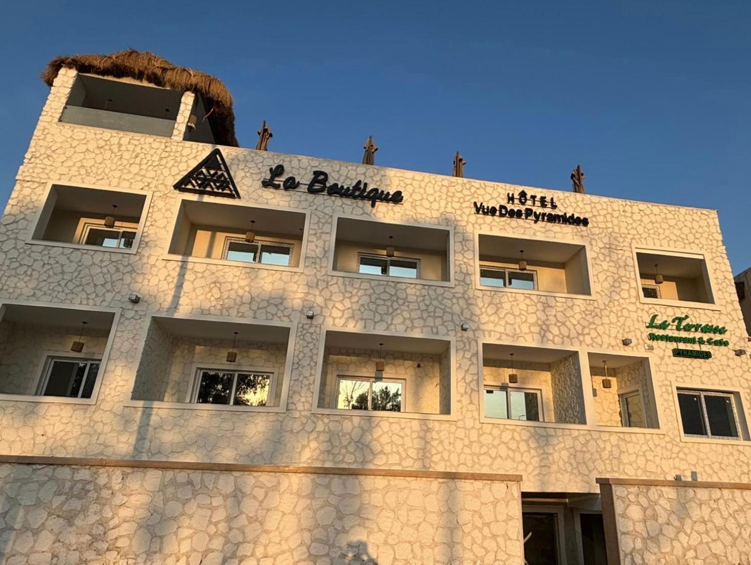La Boutique Hotel - Vue Des Pyramides Kafret el-Gabal Exteriör bild