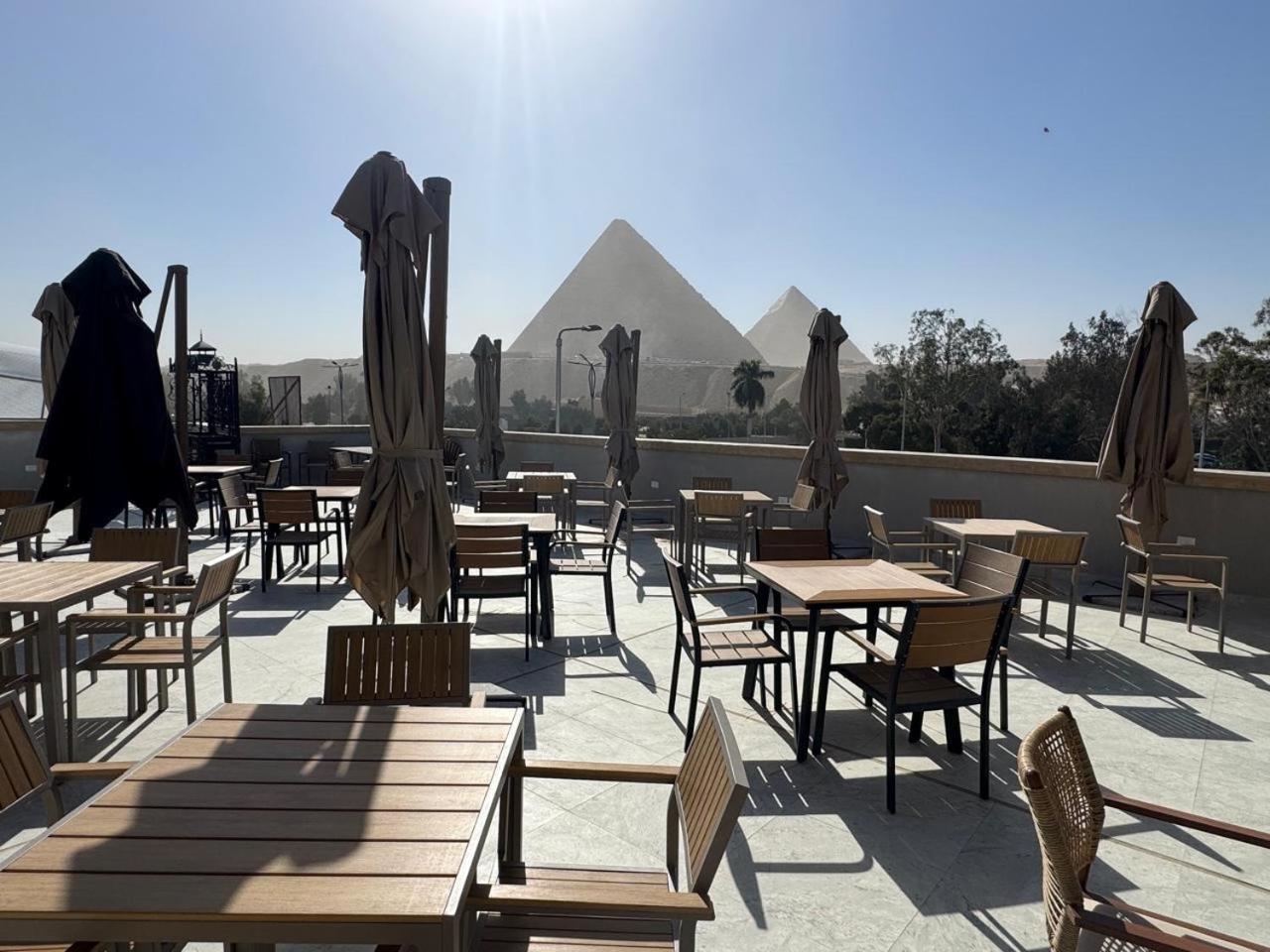La Boutique Hotel - Vue Des Pyramides Kafret el-Gabal Exteriör bild