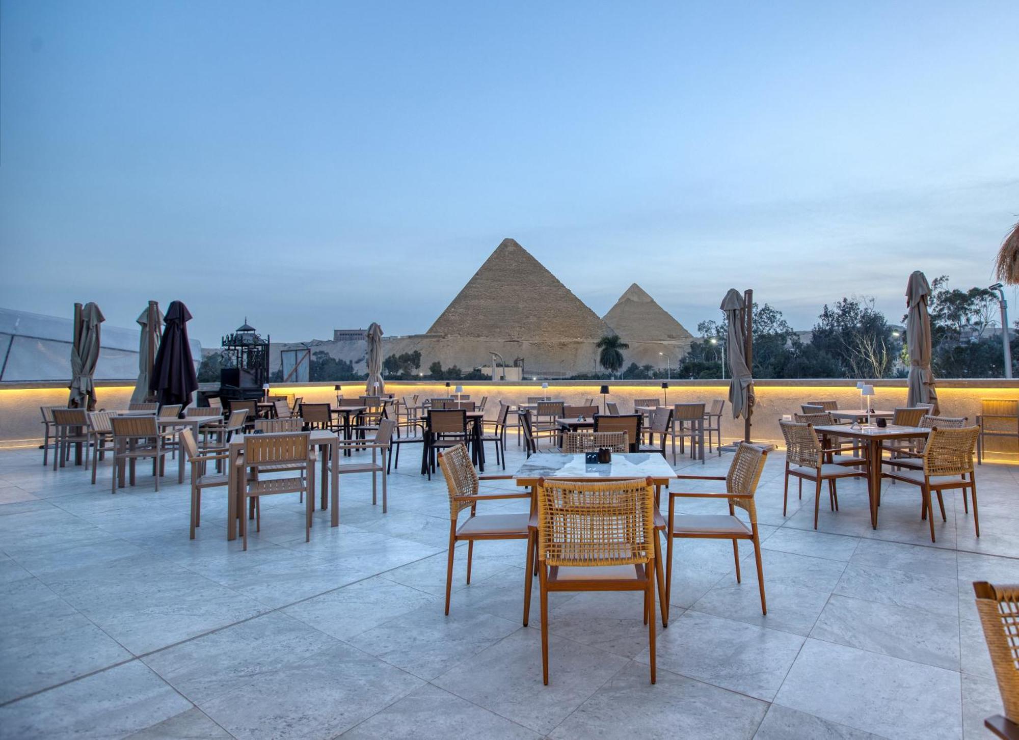 La Boutique Hotel - Vue Des Pyramides Kafret el-Gabal Exteriör bild