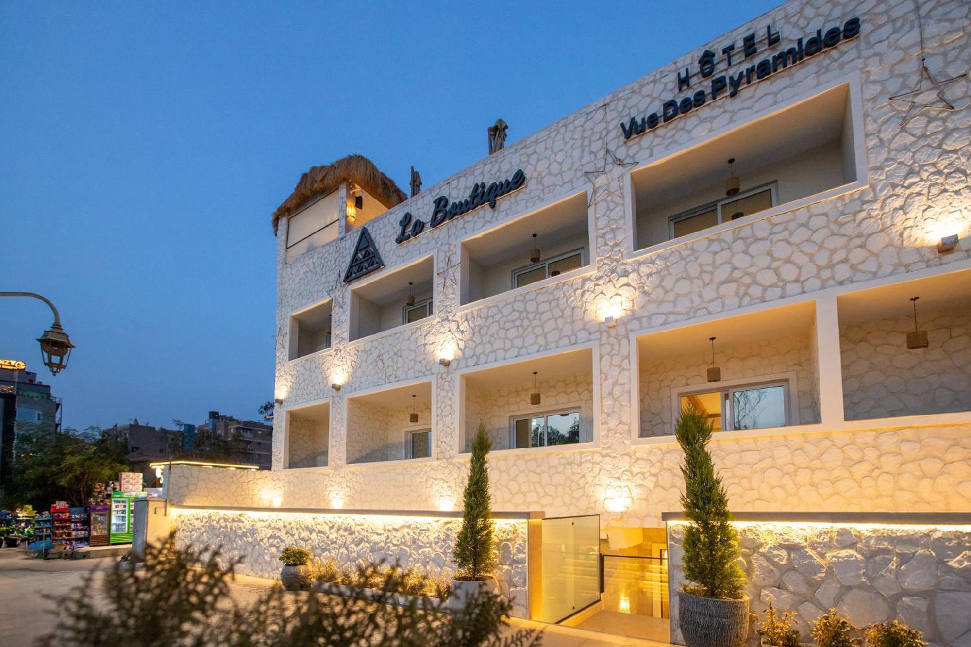 La Boutique Hotel - Vue Des Pyramides Kafret el-Gabal Exteriör bild