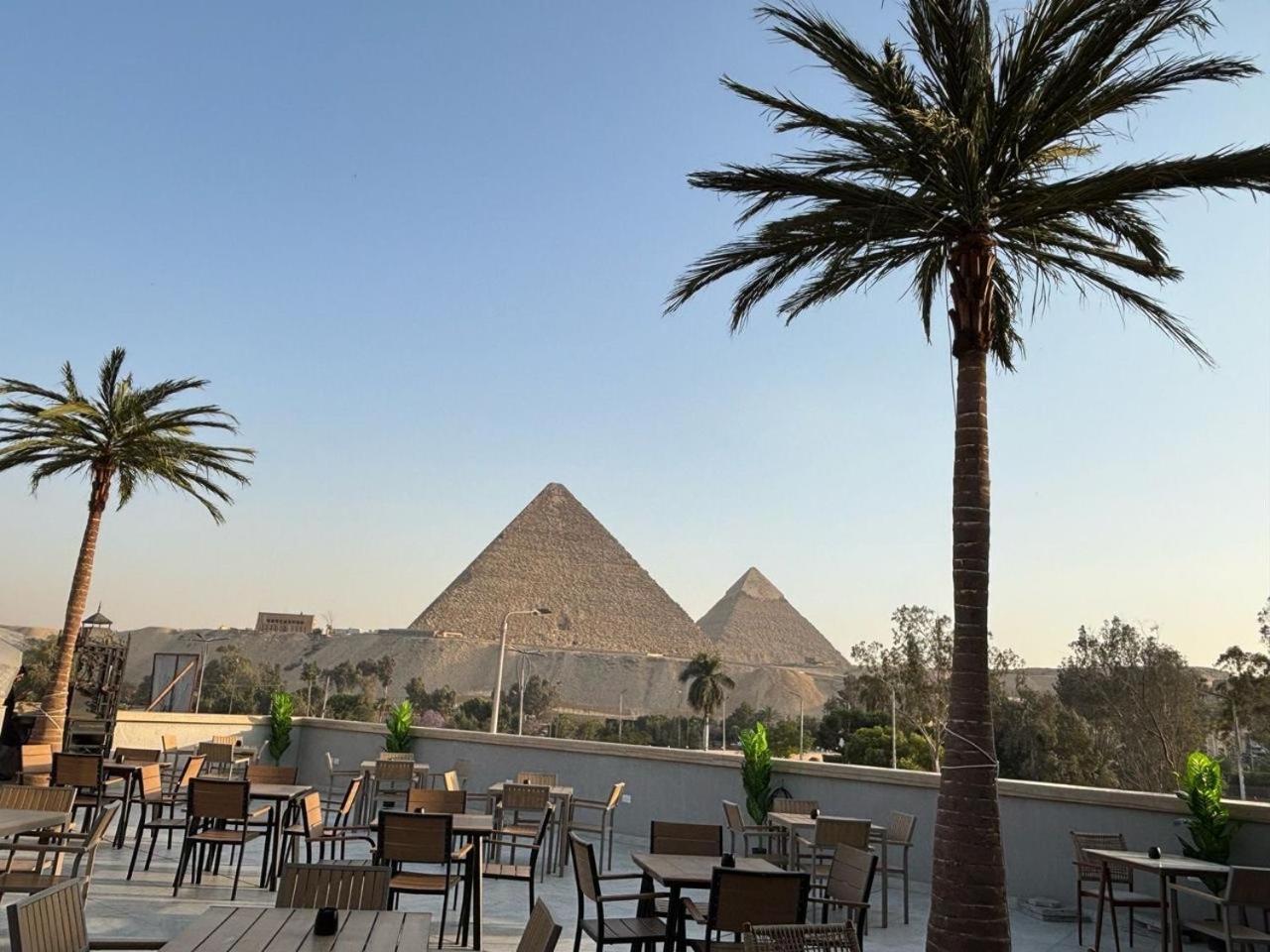 La Boutique Hotel - Vue Des Pyramides Kafret el-Gabal Exteriör bild